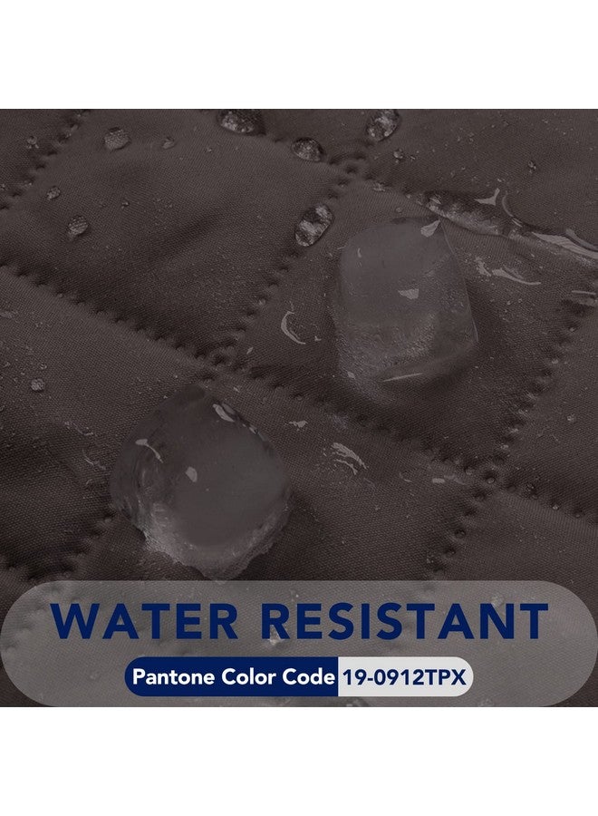 PureFit Reversible Quilted Sofa Cover, Water Resistant Slipcover Furniture Protector, Washable Couch Cover with Non Slip and Elastic Straps for Kids, Dogs, Pets (Sofa, Chocolate/Beige) - Image 3