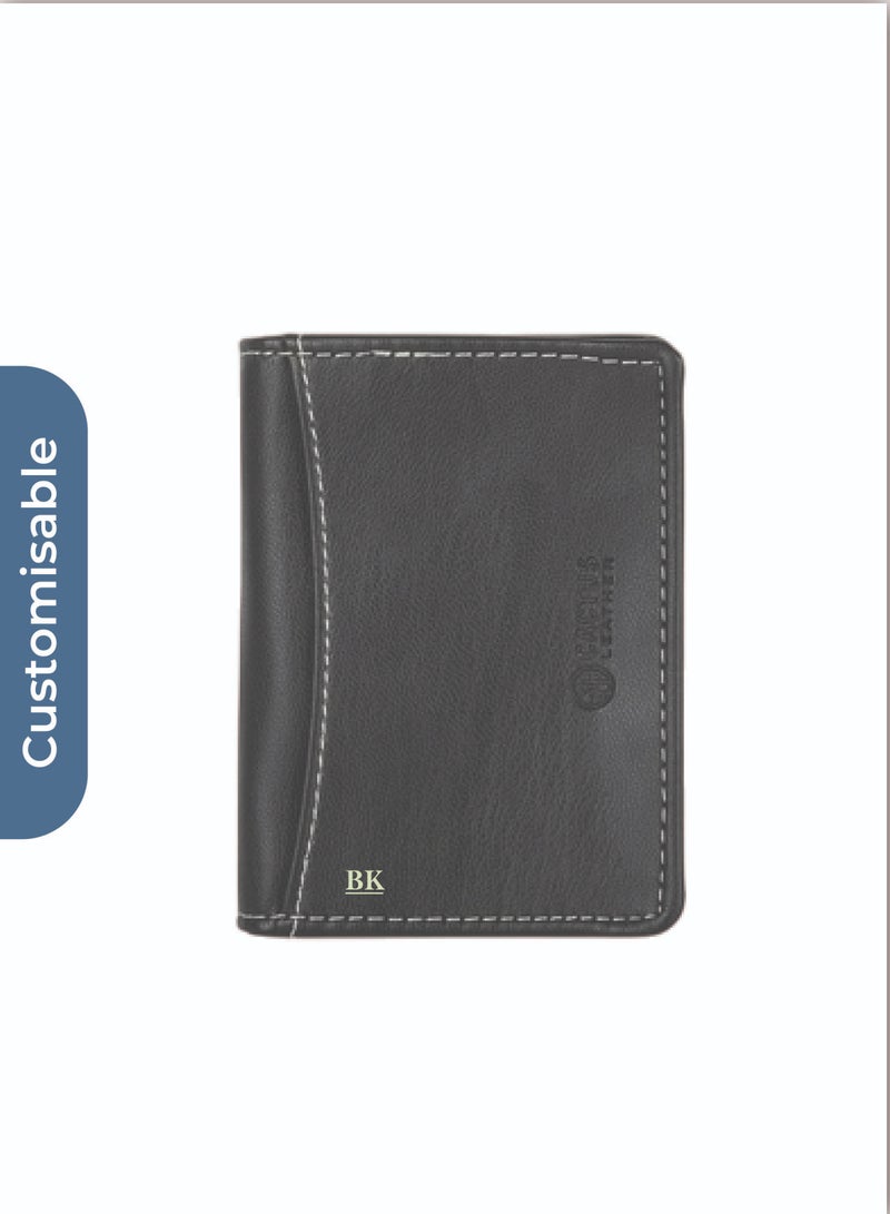 إكو نيوترال محفظة بطاقة شخصية LANCY - حافظة بطاقات جلدية محايدة بيئيًا من جلد الصبار® - Image 2