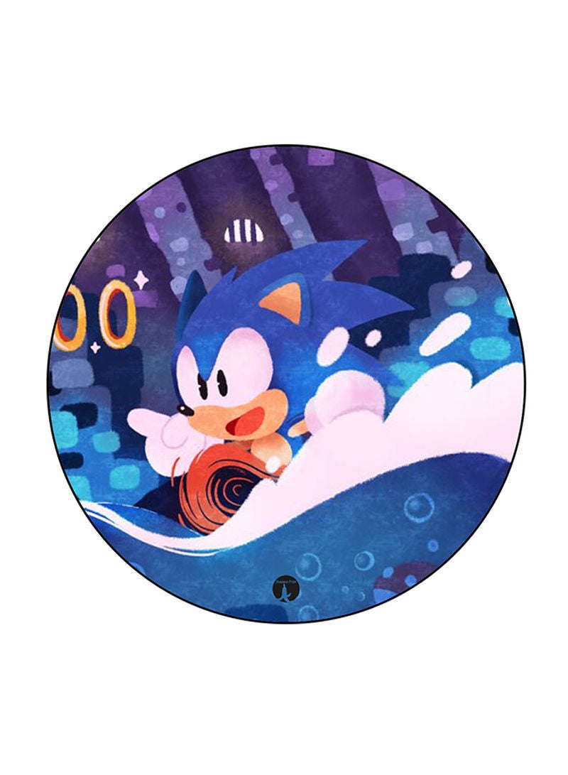 RKN Video Game Sonic Printed Mouse Pad Multicolour