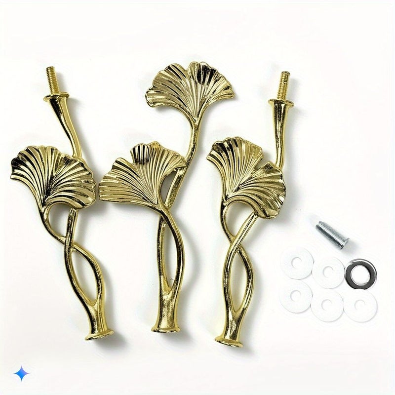 Silvery Three Layers Ginkgo Tree Cake Stand - Image 5