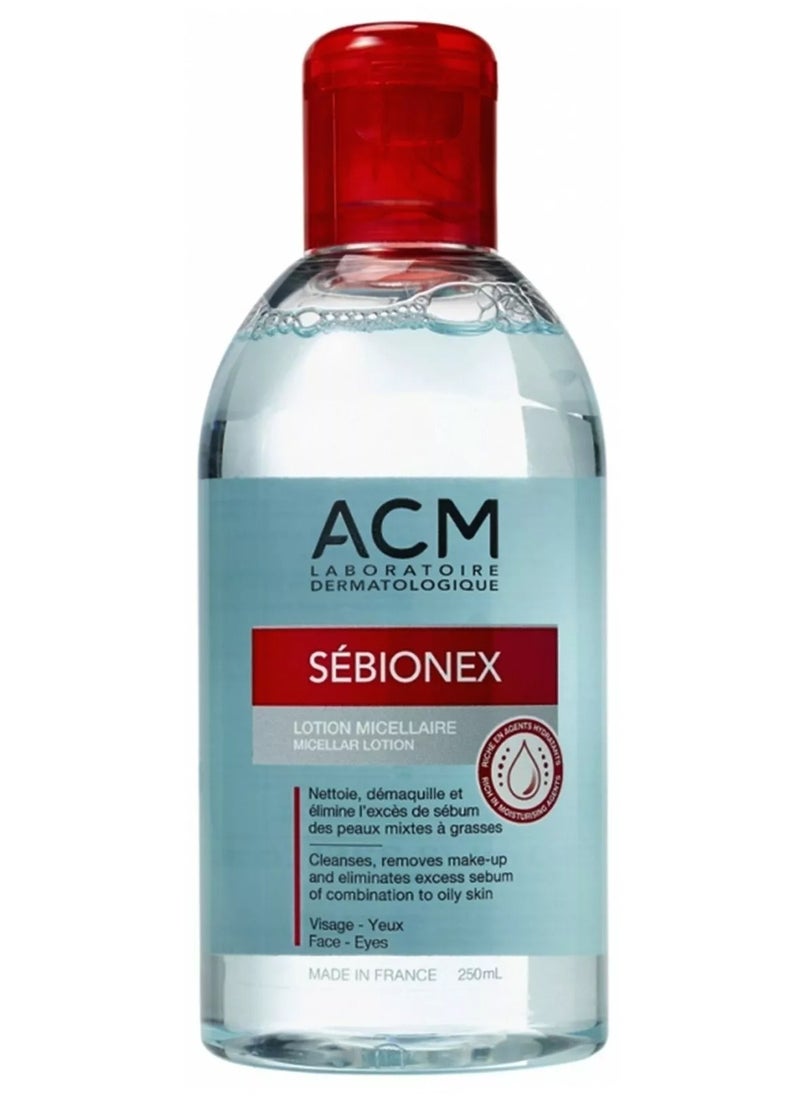 ACM Laboratoire dermatologique Sebionex Micellar Lotion Eliminate Excess Sebum Combination Oily Skin Make up Cleanser Micellar Water 250 ml 