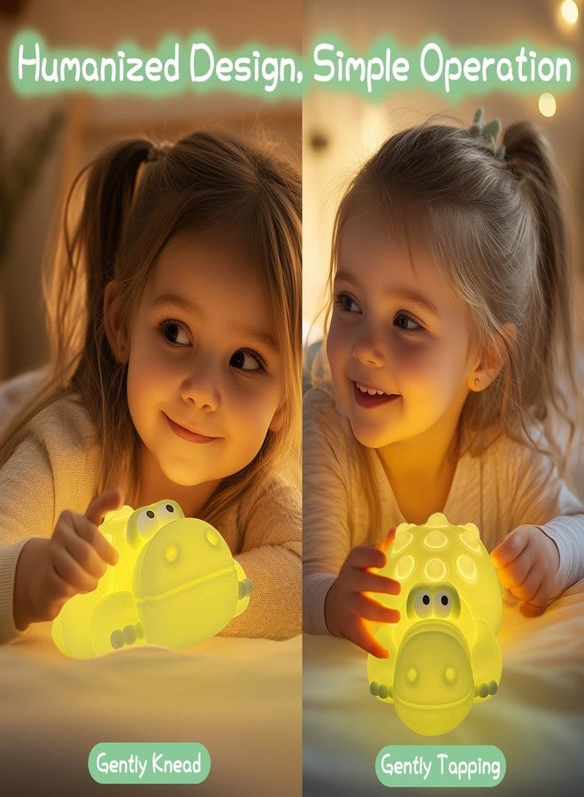 LEDHOLYT Night Light for Kids, Cute Silicone Nursery Crocodile Lamp with White Noise, NightLight for Baby and Toddler,Squishy Kawaii Bedside Lamp for Kids Room - Image 5