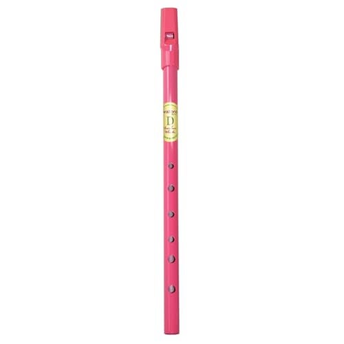 Waltons Pink Whistle Tube - Fun & Colorful Tin Whistle - Key of D - Irish & International Instrument - Perfect for Beginners - Image 1