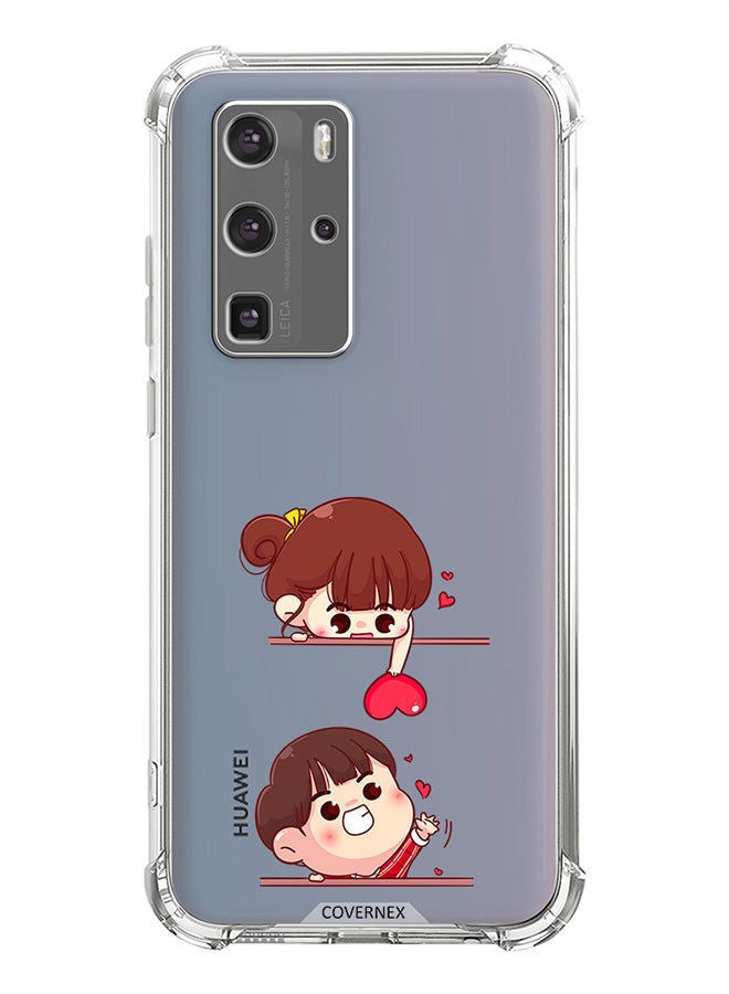 Covernex Shockproof Protective Case Cover For Huawei P40 Pro Sharing love - Image 1