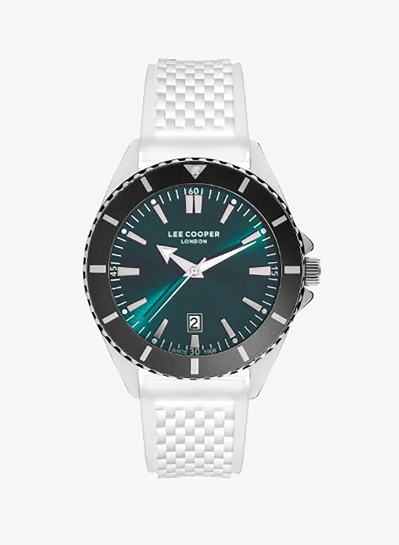 Lee Cooper Men's Silicone DATE Watch LC07361.393 - 45 mm