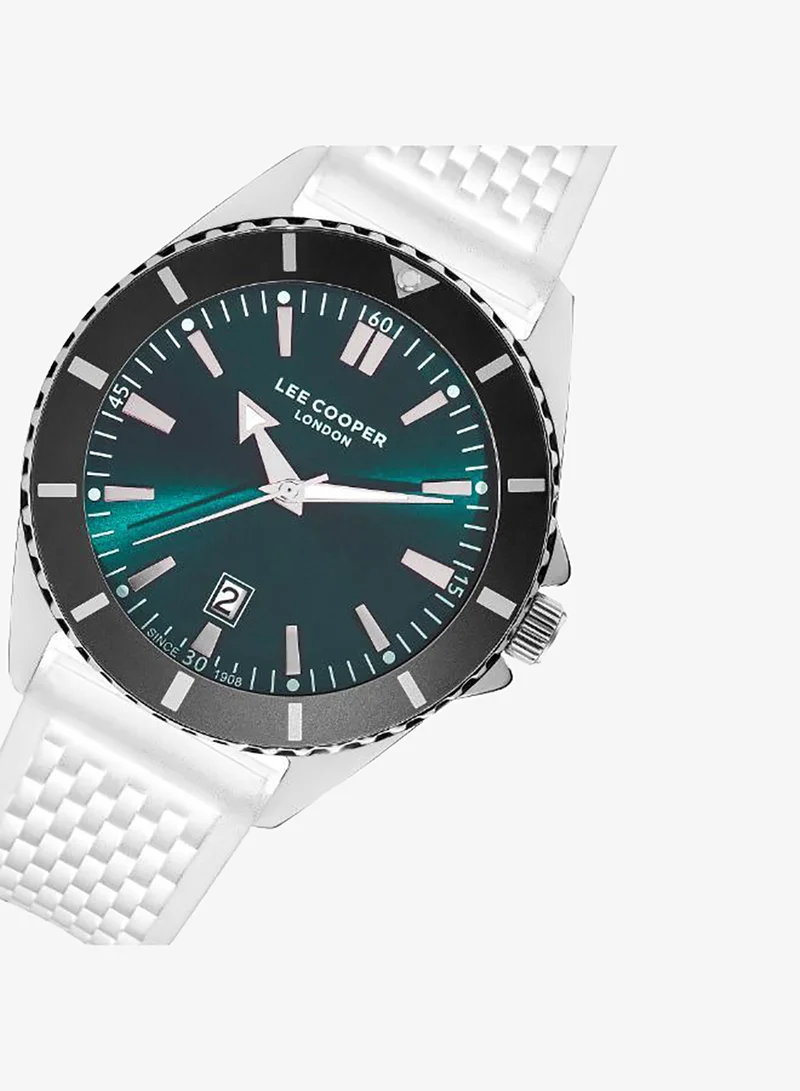 Lee Cooper  Men's Silicone DATE Watch LC07361.393 - 45 mm for Men | Best Price UAE