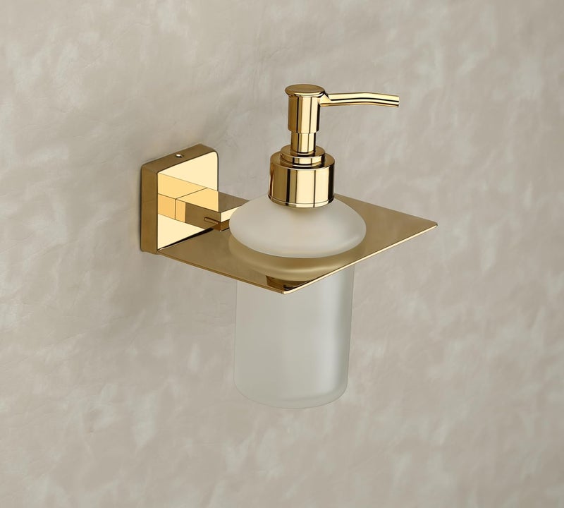ARQUIN ARQUIN VITA 304 Grade Stainless Steel Liquid Soap DispenserSoap DispenserBathroom Accessories Gold Pack of 4  - Image 1