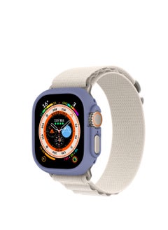 GULFLINK PC Half Case Protector frame Compatible with Apple Watch Series 8 ULTRA 49 mm Ice blue  - Image 3