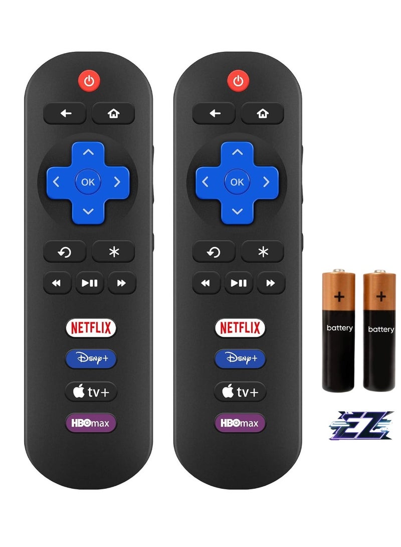 ELTRAZONE Replacement Remote Control for Roku TV – Compatible with TCL, Hisense, ON, Sharp, Insignia, Element, Westinghouse Roku TVs (Only Applicable to Roku TV) - Image 1