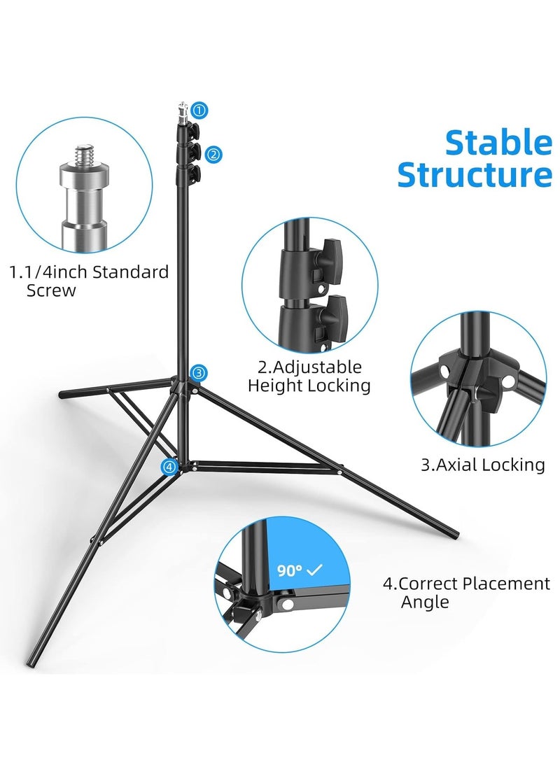GUDOO Background for Photography Backdrop Kit with Stand 200 x 200 cm Portable Green Screen Backdrop with Stand kit Green Screen Background with Stand Carrying Bag Clamp for Streaming Video Zoom Green Screen Photo Background for Photography Studio  - Image 4