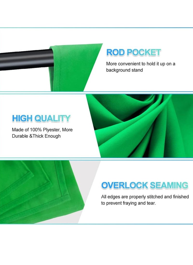 Background for Photography Backdrop Kit with Stand 200 x 200 cm Portable Green Screen Backdrop with Stand kit Green Screen Background with Stand Carrying Bag Clamp for Streaming Video Zoom Green Screen Photo Background for Photography Studio