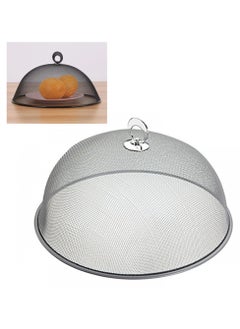Excefore 12 inches - Metal Mesh Food Cover, Reusable Dome Mesh Covers to Protect Food from Fruit Flies Insect, Bugs, Mosquitos for Indoor Outdoor Kitchen Table Picnic Camping  - Image 1