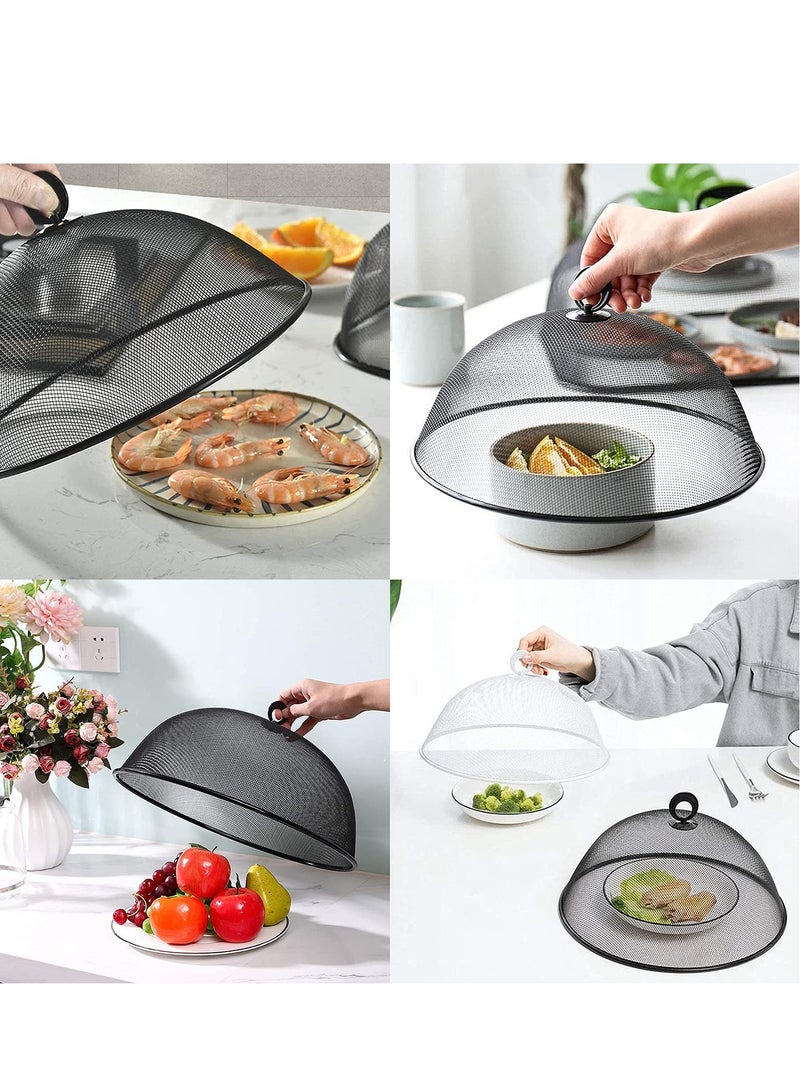 Excefore 12 inches - Metal Mesh Food Cover, Reusable Dome Mesh Covers to Protect Food from Fruit Flies Insect, Bugs, Mosquitos for Indoor Outdoor Kitchen Table Picnic Camping - Image 5