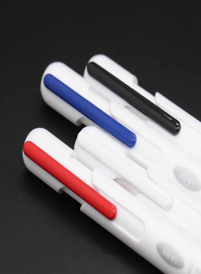 DUNBONG Retractable Ballpoint Pen,Ball pens, 0.5mm Gel Pens, Fine Point, 4 Black, 1 Blue &1 Red,Box of 6 Pens - Image 4