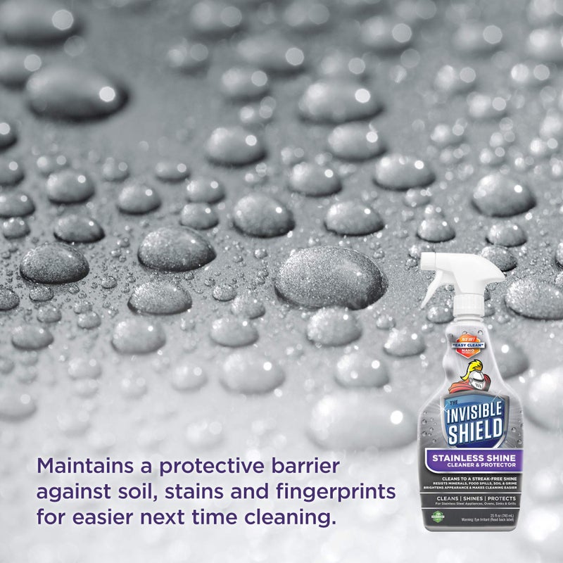Invisible Shield Stainless Steel Cleaner & Protector with Hydrogen Peroxide - 32 fl. oz by UNELKO- Clean-X 2 pack - Image 3