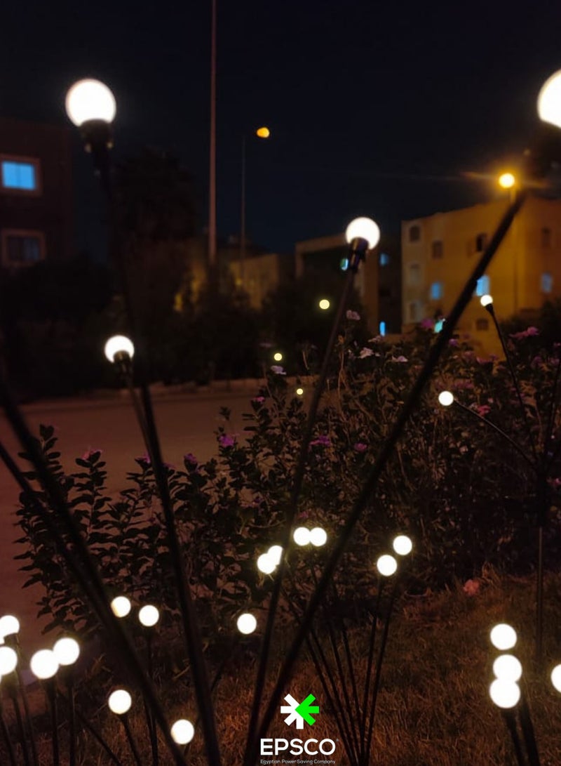 EPSCO FireFly Solar Garden Lighting - 2 pieces - Decorative pack 12 LED Bulbs - Image 5