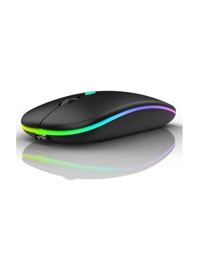 600.0 mAh M40 Ultra-Thin Wireless Mouse Black - Image 2