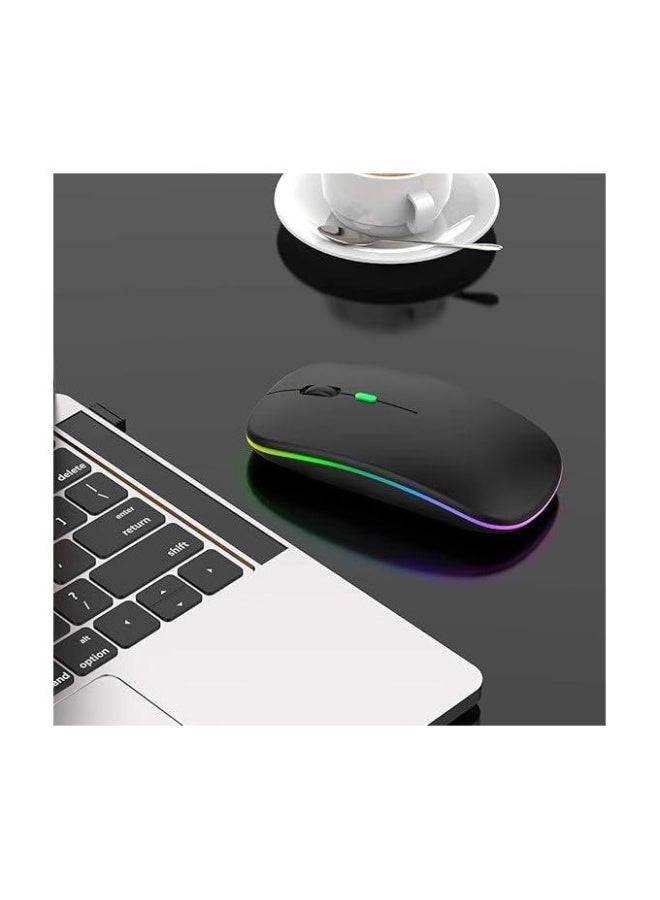 600.0 mAh M40 Ultra-Thin Wireless Mouse Black - Image 5