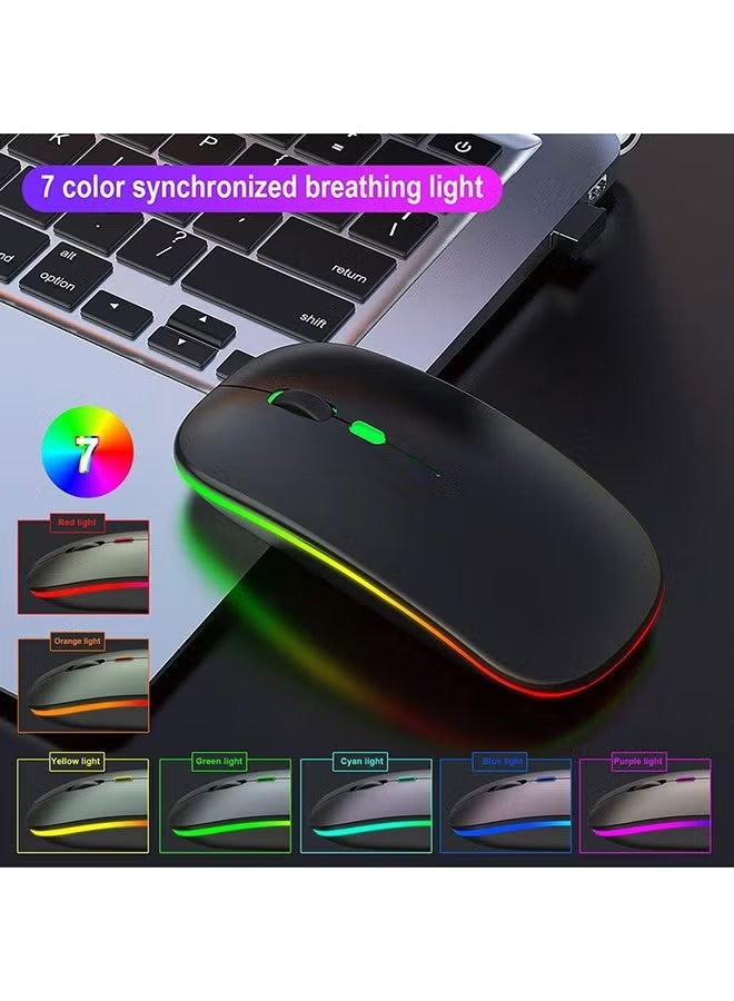 600.0 mAh M40 Ultra-Thin Wireless Mouse Black - Image 1