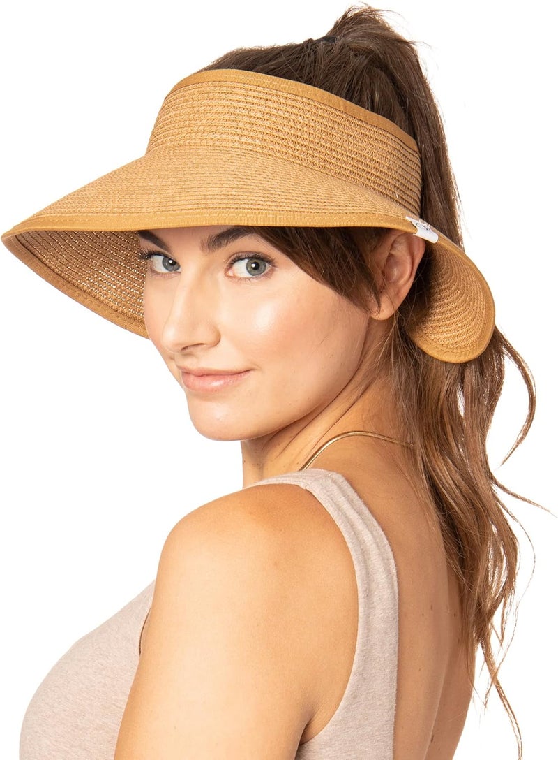 Ocean Pacific womens Roll Up Visor - Image 1