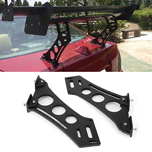 Acouto 10inch Spoiler Mounting Brackets Kit Universal Car CNC Aluminum Alloy Rear Wing Trunk Racing Tail Spoiler Legs Mount Brackets 10" - Image 2