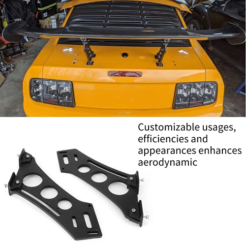 Acouto 10inch Spoiler Mounting Brackets Kit Universal Car CNC Aluminum Alloy Rear Wing Trunk Racing Tail Spoiler Legs Mount Brackets 10" - Image 5