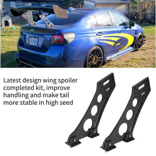 Acouto 10inch Spoiler Mounting Brackets Kit Universal Car CNC Aluminum Alloy Rear Wing Trunk Racing Tail Spoiler Legs Mount Brackets 10" - Image 3