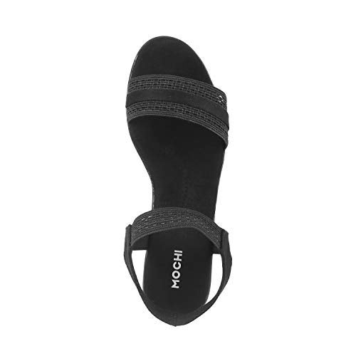Mochi Womens Synthetic Black Sandals (Size (3 UK (36 EU)) - Image 5