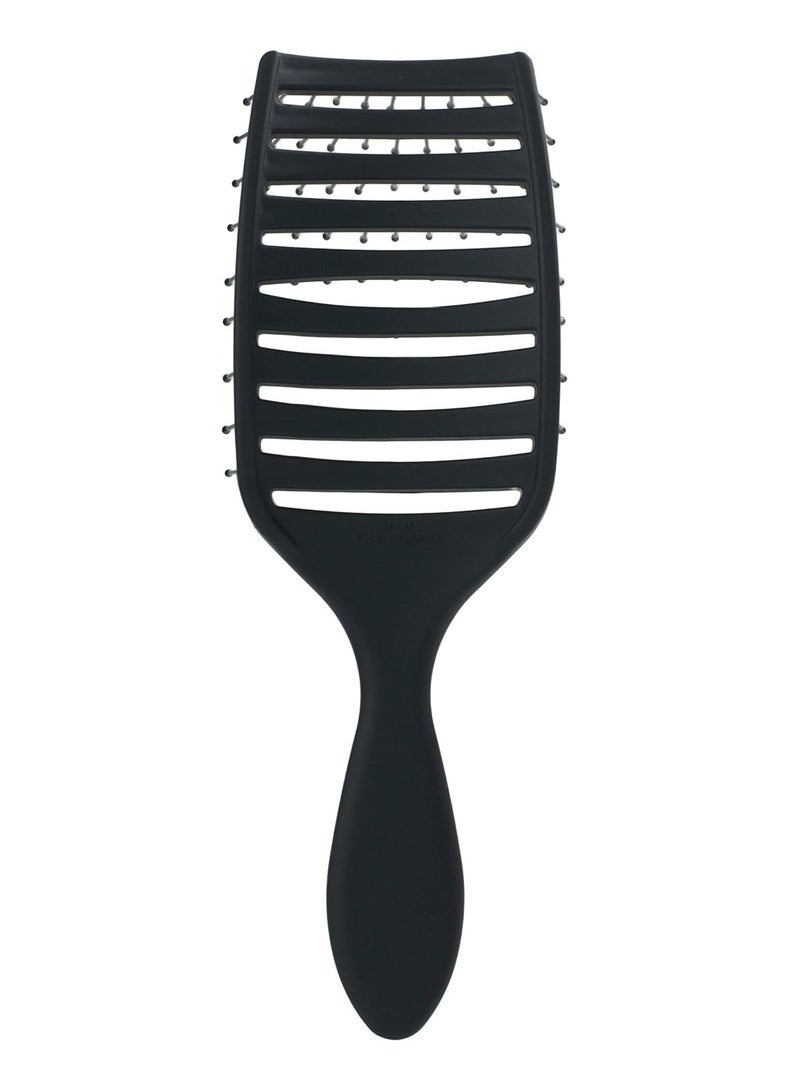 Wet Brush Epic Quick Dry Vent Hairbrush – Black Professional Heat-Resistant Detangling Brush for Wet or Dry Hair | Vented Design for Faster Blow-Drying - Image 3