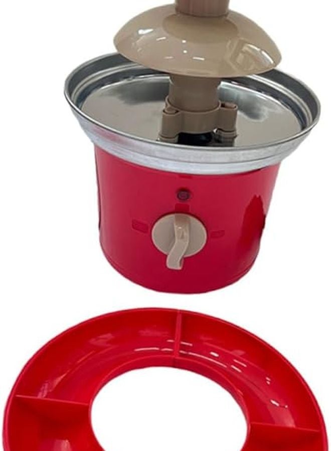 ثلاثة آلة نافورة الشوكولاتة مجموعة فوندو كهربائية للحفلات سهلة التجميع للأحداث - Image 1