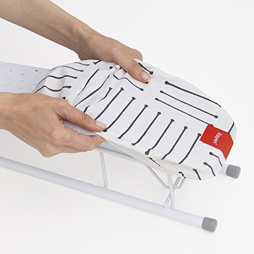 Rayen غطاء طاولة كي الأكمام راين | مرن | عالمي | فوم | 100% قطن | أبيض مع خطوط سوداء 24.2” x 8.5” - Image 4