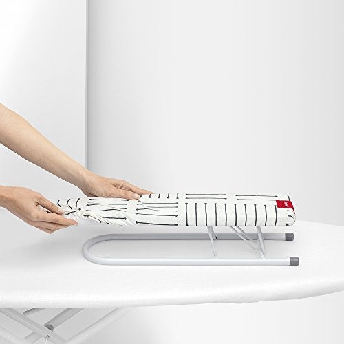 Rayen غطاء طاولة كي الأكمام راين | مرن | عالمي | فوم | 100% قطن | أبيض مع خطوط سوداء 24.2” x 8.5” - Image 5