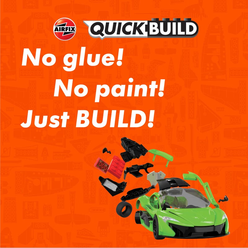 Airfix J6021 QUICKBUILD Grn Quick Build Mclaren P1 Model, Green - Image 2