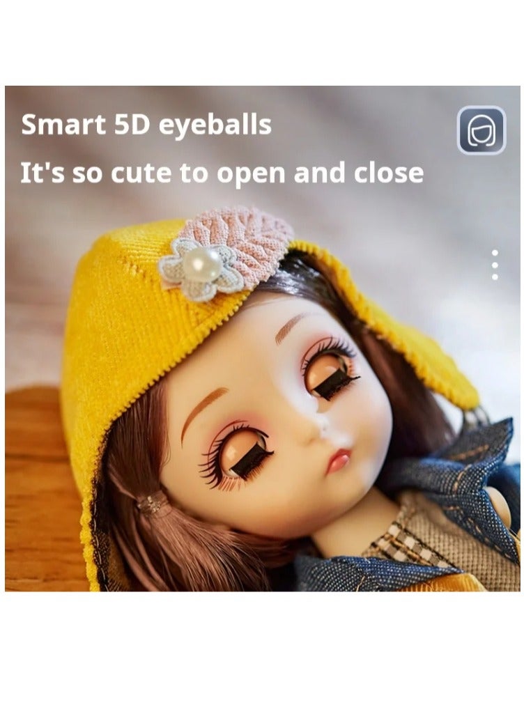 XiuWoo دمية فتاة تغيير الملابس نماذج أزياء الأميرة الجميلة دمى الأطفال الرائعة هدايا عيد الميلاد المثالية - Image 2