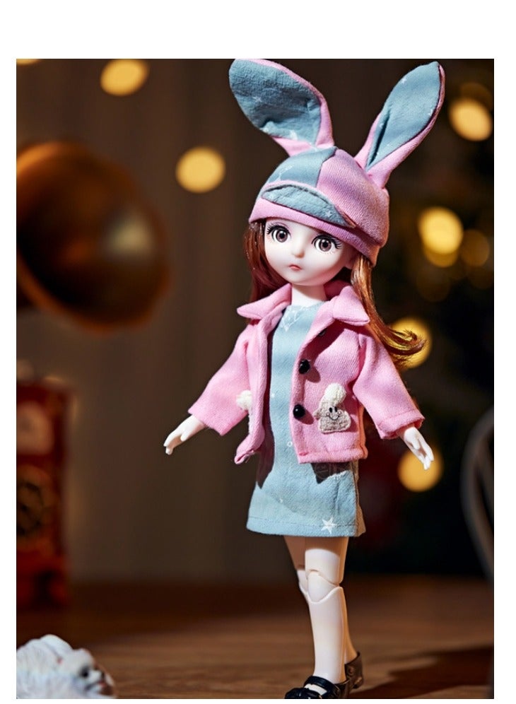 XiuWoo دمية فتاة تغيير الملابس نماذج أزياء الأميرة الجميلة دمى الأطفال الرائعة هدايا عيد الميلاد المثالية - Image 1