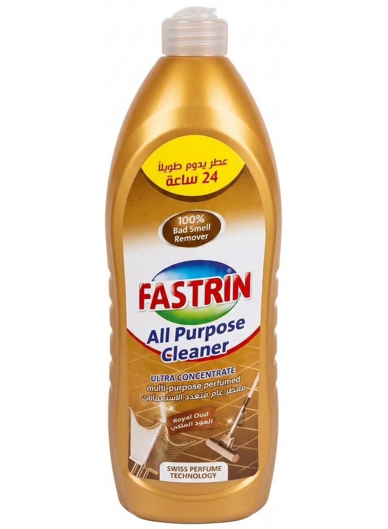 fastrin Ultra Concentrate All Purpose Cleaner Royal Oud Scent 1L - Image 1