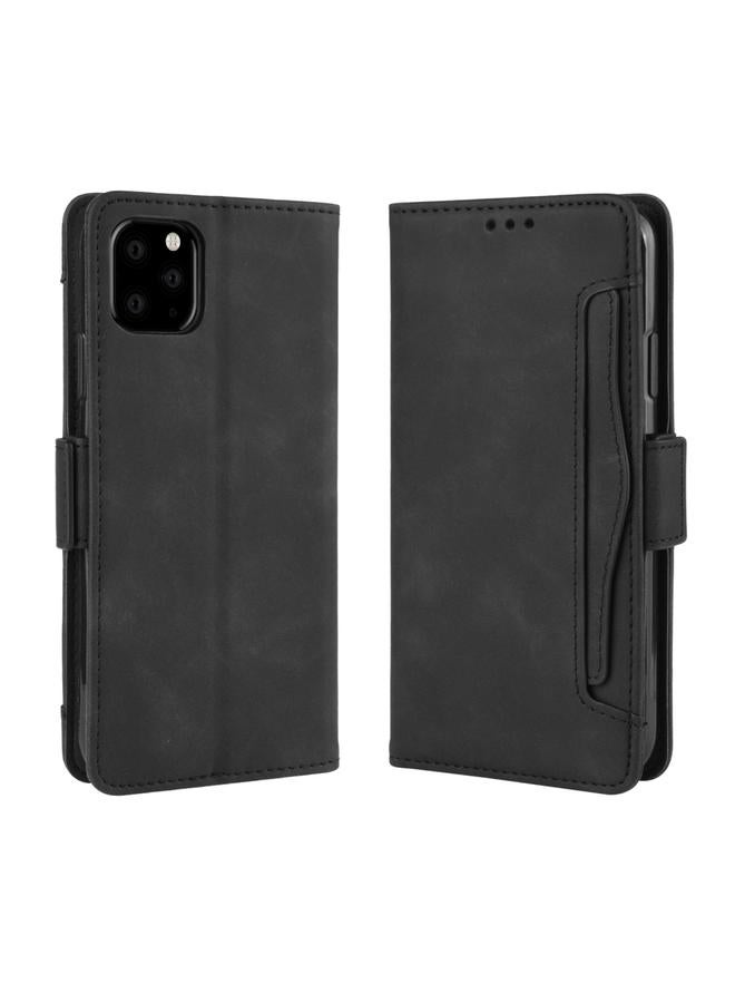 Zaboon Case For iPhone 11 Wallet Style Skin Feel Calf Pattern Leather Case, with Separate Card Slot - Image 1