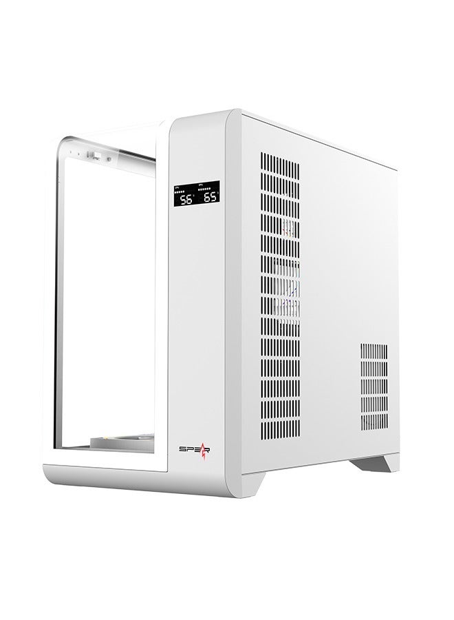 Meer Plus RGB Mid Tower Gamin Case White - Image 4