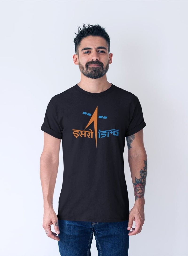 MERCH احتفل بنجاح ISRO مع تي شيرت مطبوع بشعار ISRO - Image 1