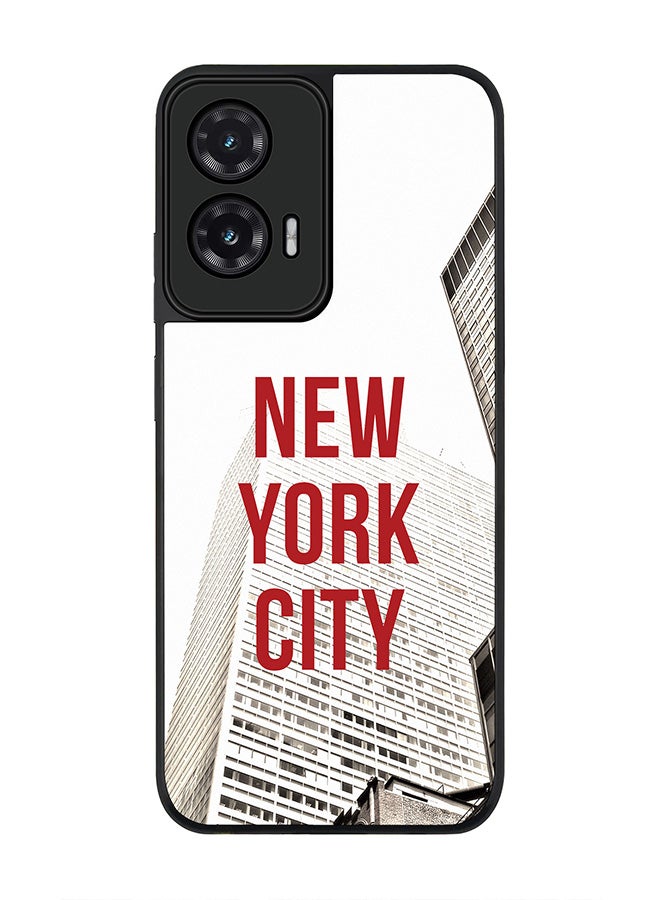 Stylizedd For Motorola Moto G35 Case,Slim fit Camera Protection, Shockproof Thin Phone cover  - New York - Skyscraper