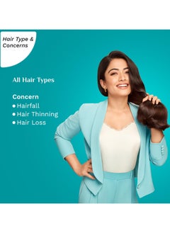 PILGRIM Redensyl & Anagain Hairfall Control Shampoo with Korean Black Rice 200ml | Anti Hairfall shampoo | Promotes Hair Thickness  - Image 3