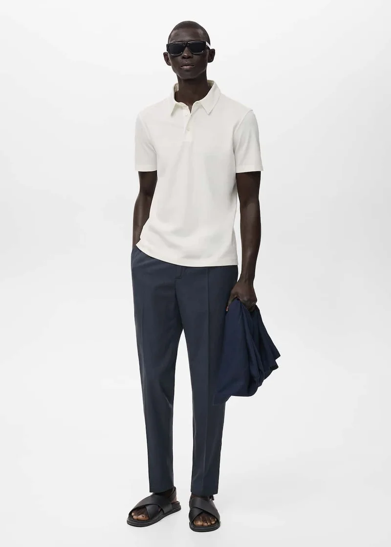 Mango Man Tapered Crop Pants