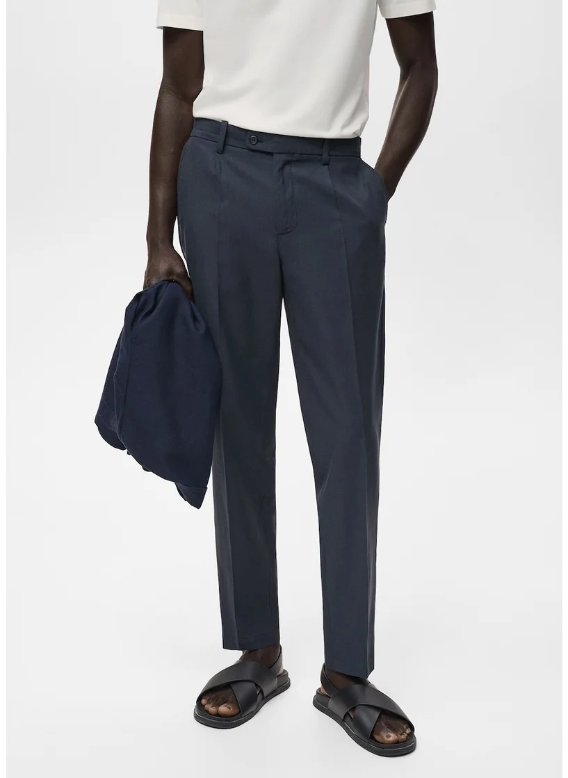 Mango Man Tapered Crop Pants