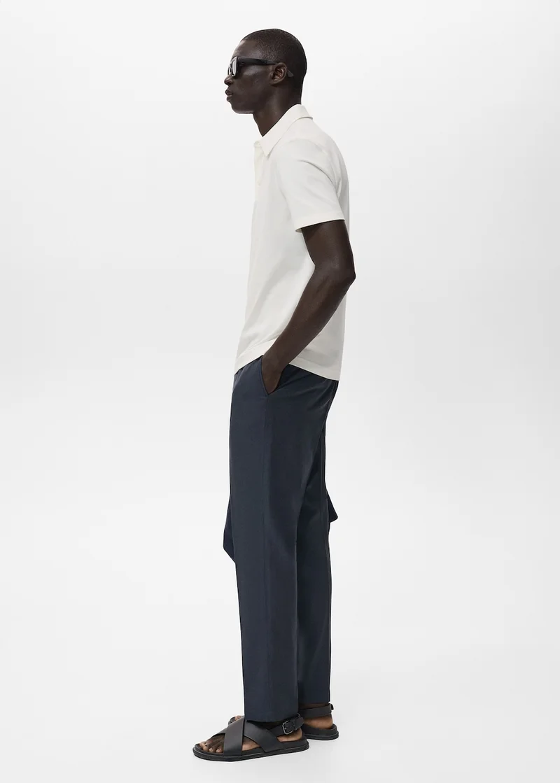 Mango Man Tapered Crop Pants
