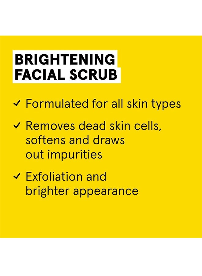 Acure Brightening Facial Scrub，Facial Exfoliator Scrub 118ml，Removal Natural Organic Face Peeling Exfoliating Moisturizes Face Scrub Exfoliante Cream 118ml - Image 4