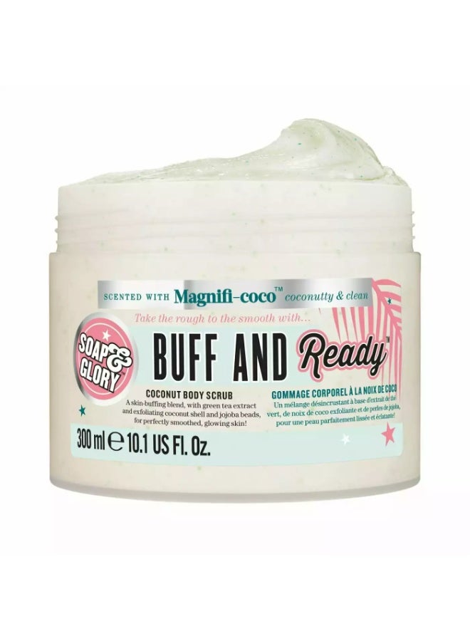 سوب آند جلوري Buff And Ready Body Scrub 300ml - Image 2