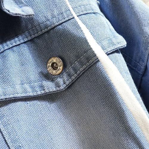 KPOP SKZ Merch, Skz Hoodie Felix Hyujin I.N Jisung Woojin Denim Jacket - Image 3