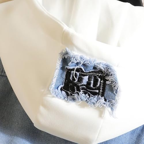 KPOP SKZ Merch, Skz Hoodie Felix Hyujin I.N Jisung Woojin Denim Jacket - Image 5