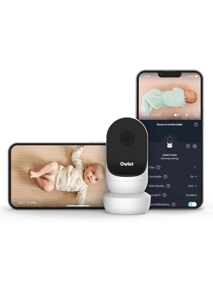 Owlet Cam 2 Smart Baby Monitor Camera Stream Secure Hd Video And Audio With Night Vision, 4X Zoom, Wide Angle View And Sound, Motion And Cry Notifications White - Image 4