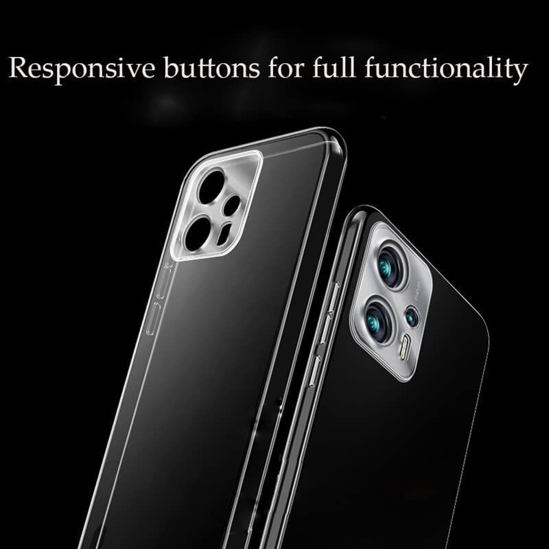 REALCASE Silicone Crystal Clear Mi Redmi K50I 5G Back Cover Case | Protective Design Transparent Back Cover Case For Redmi K50I 5G - Image 3